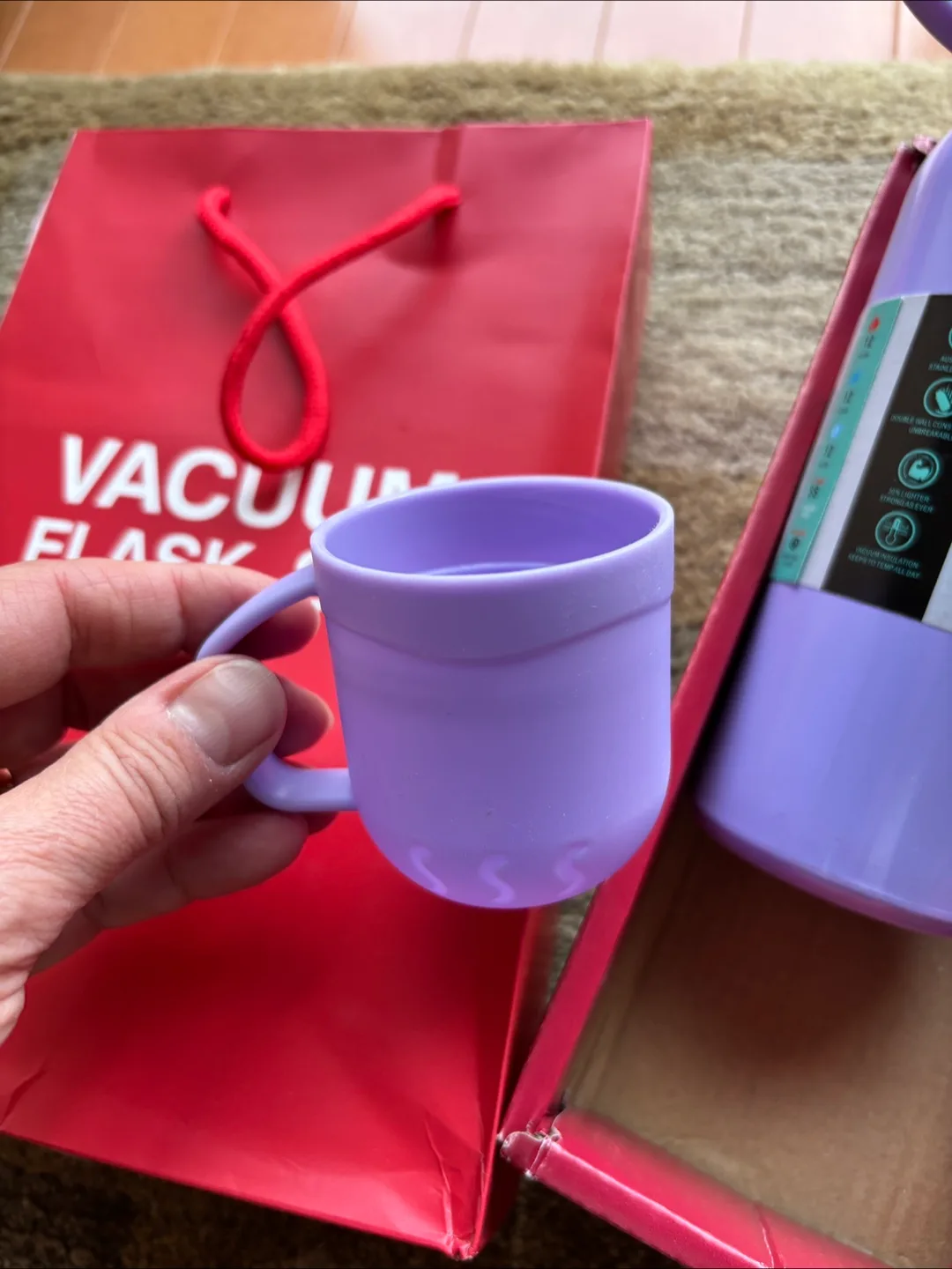 Vacuum Flask Set - Lilac image indicator(4)