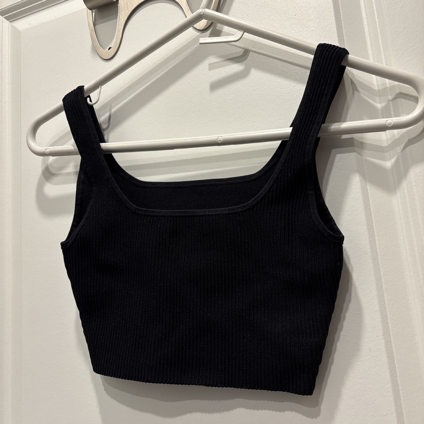 Babaton Black Knit Tank Top - Size S