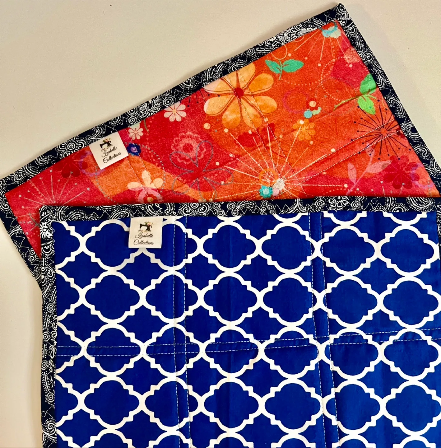 Handmade Quilted Placemats - Set of 2 image indicator(6)