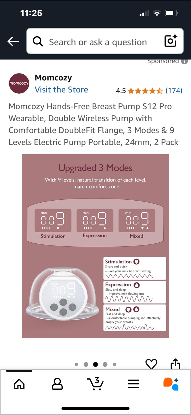 Momcozy S12 Pro Wearable Breast Pump - photo 3