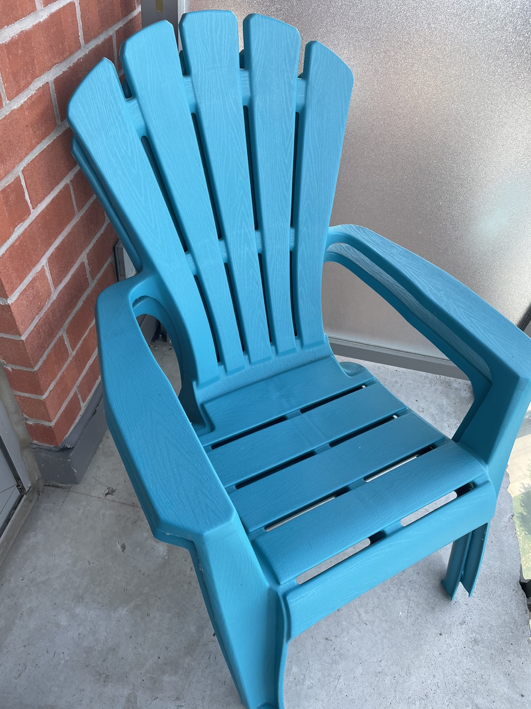 Turquoise Adirondack Chair x2