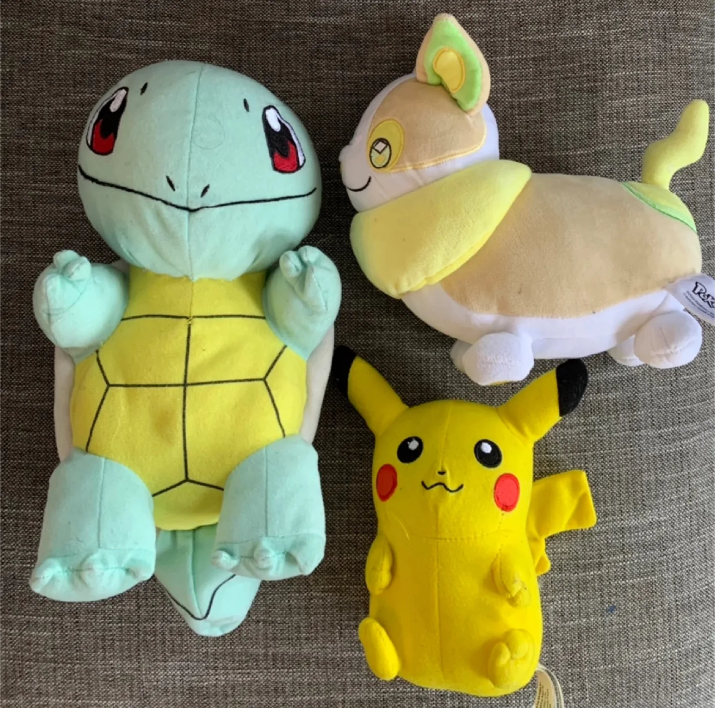 Three Pokémon Plush Toys - set of 3 thumbnail