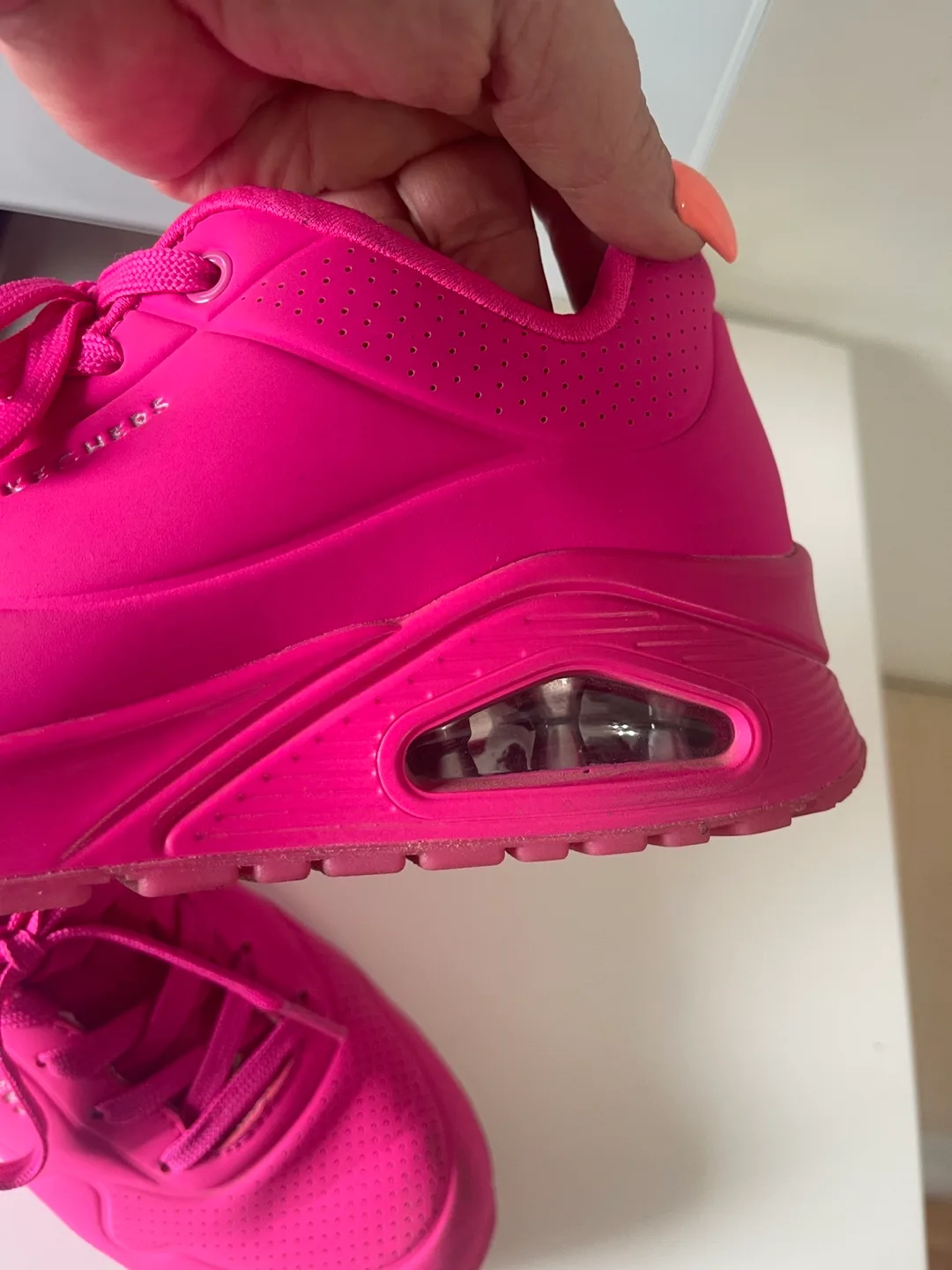 6.5 Skechers Hot Pink Women's Sneakers image indicator(8)