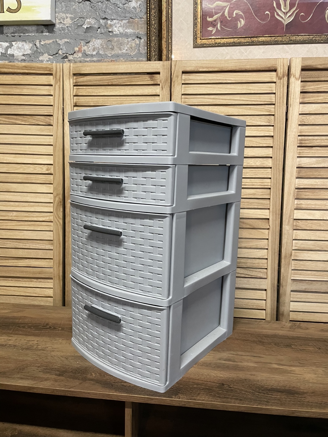 4-Drawer Plastic Storage - photo 2