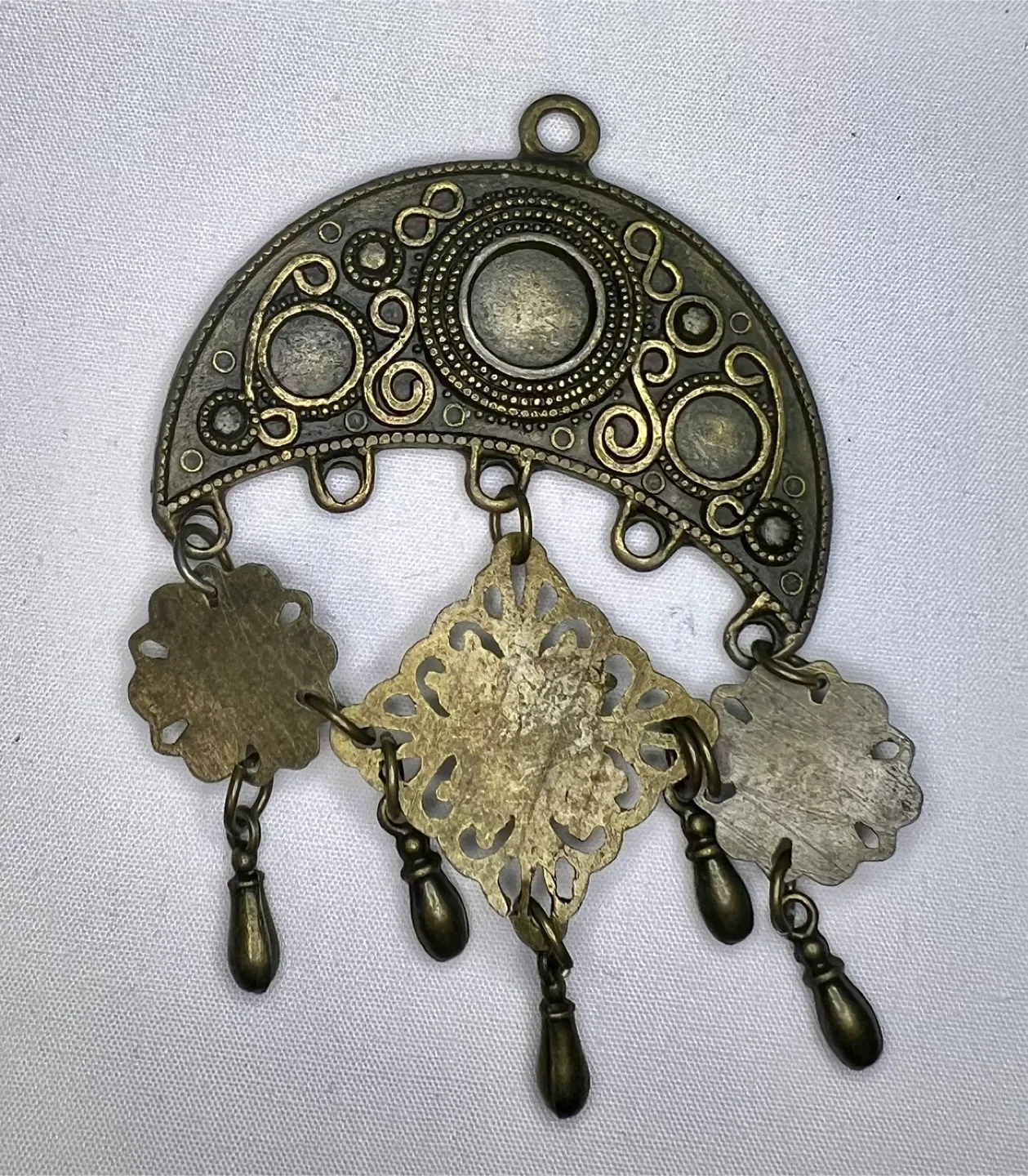 Vintage Style Bronze Metal Pendant image indicator(2)