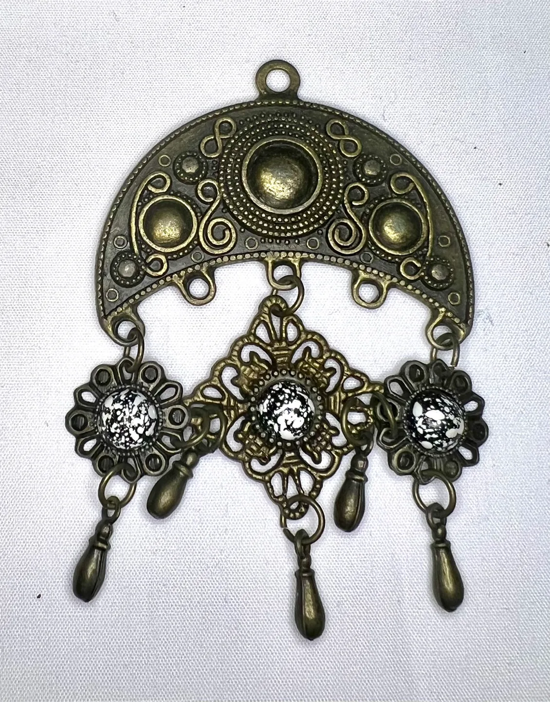 Vintage Style Bronze Metal Pendant image indicator(3)