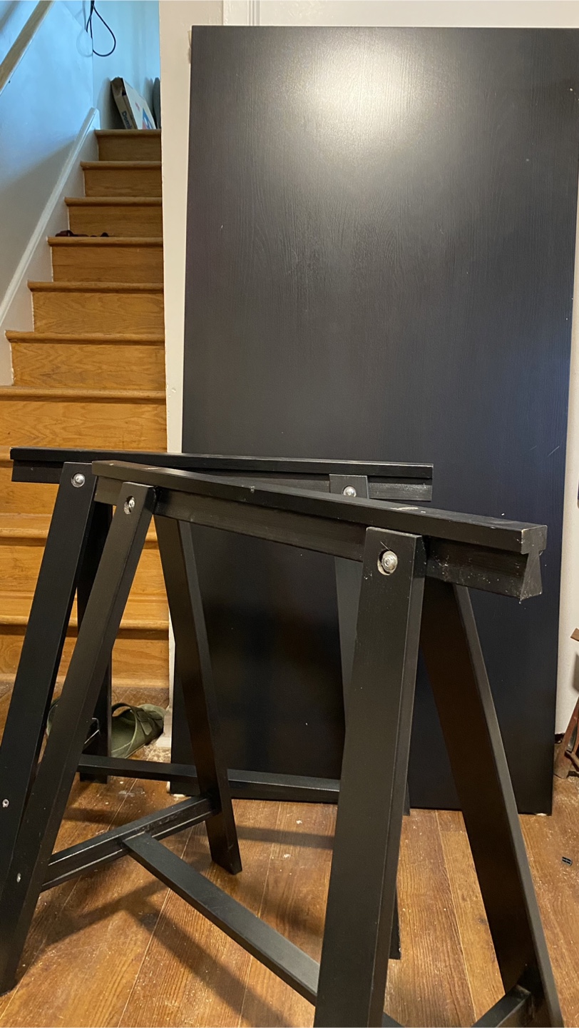 Black ikea table - photo 2