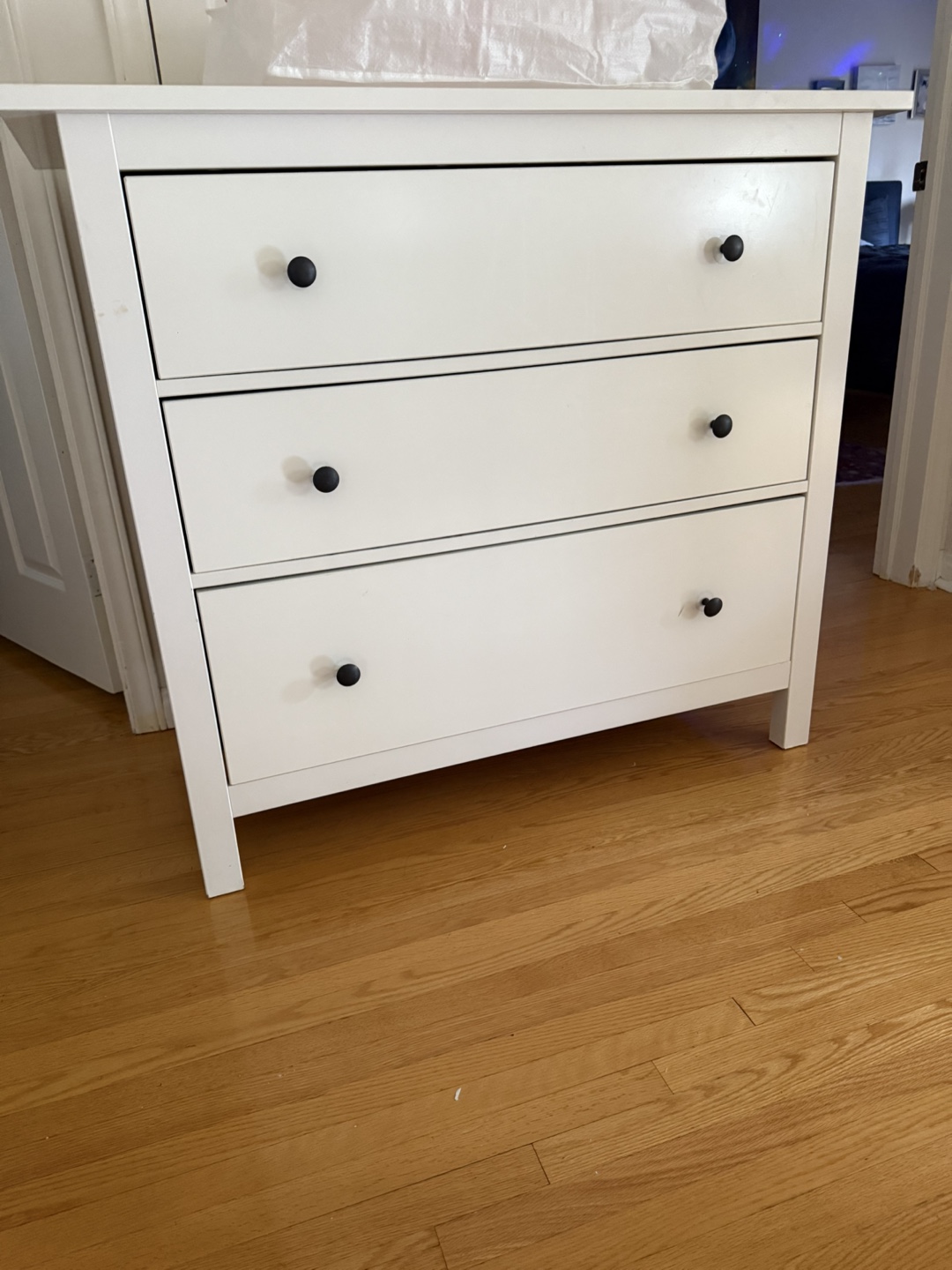 IKEA White 3-Drawer Dresser