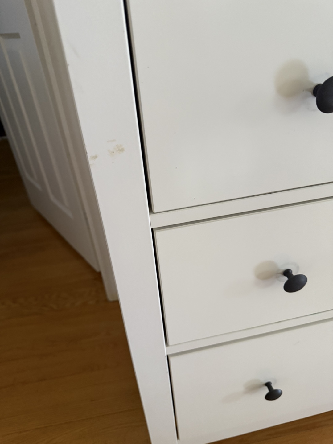 IKEA White 3-Drawer Dresser - photo 2