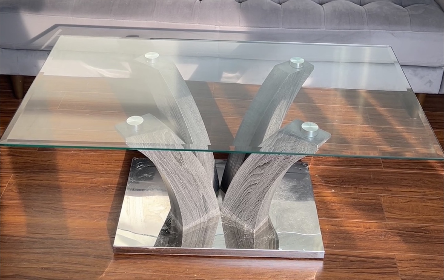 GLASS COFFEE TABLE - photo 2