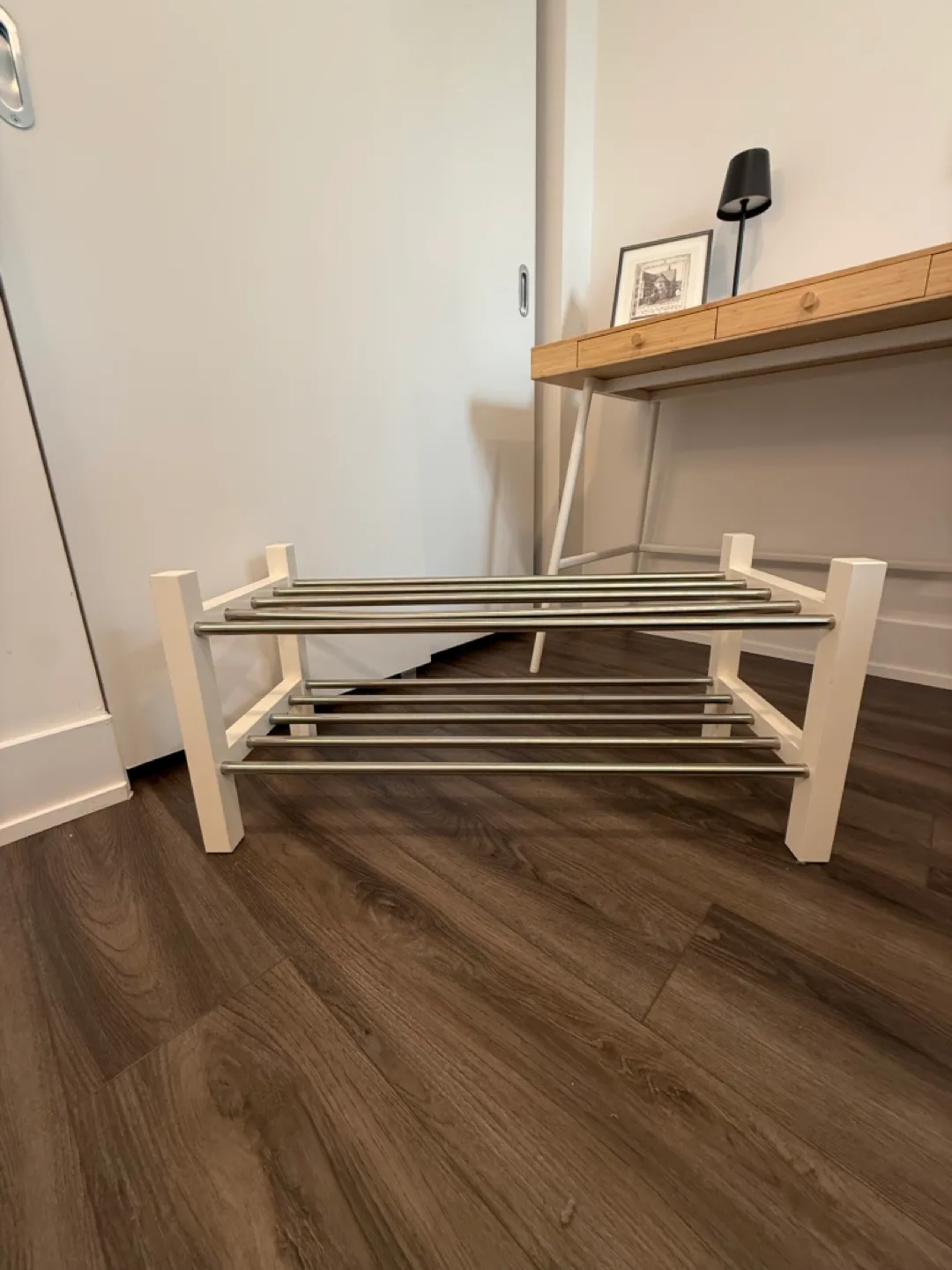 White Shoe Rack from Ikea thumbnail