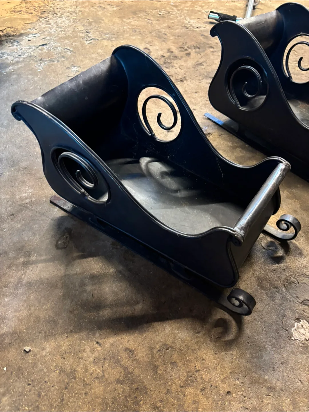 Pottery barn Metal Decorative Sleighs - Set of 2 image indicator(2)