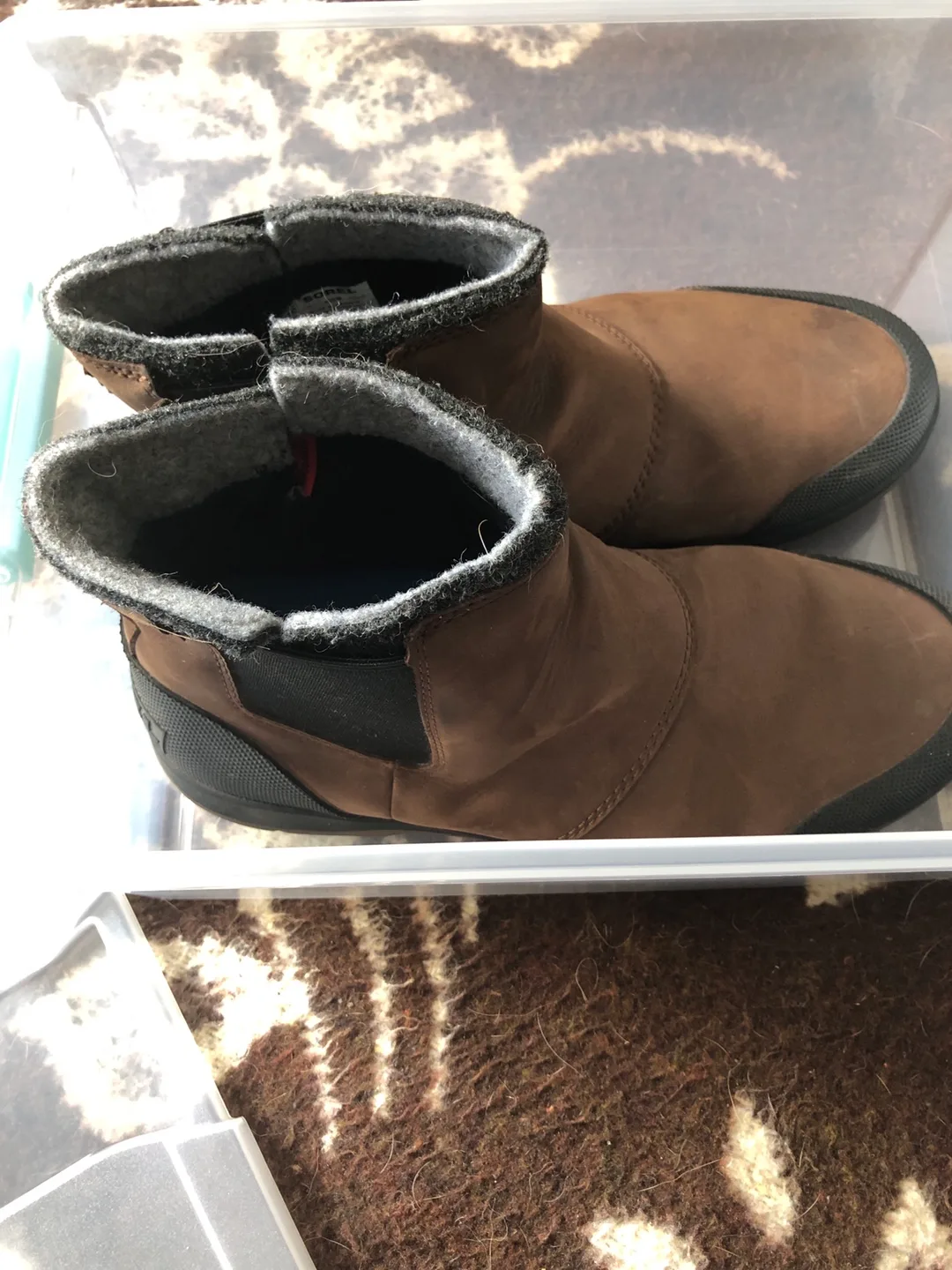 Sorel Brown Leather Ankle Boots image indicator(7)