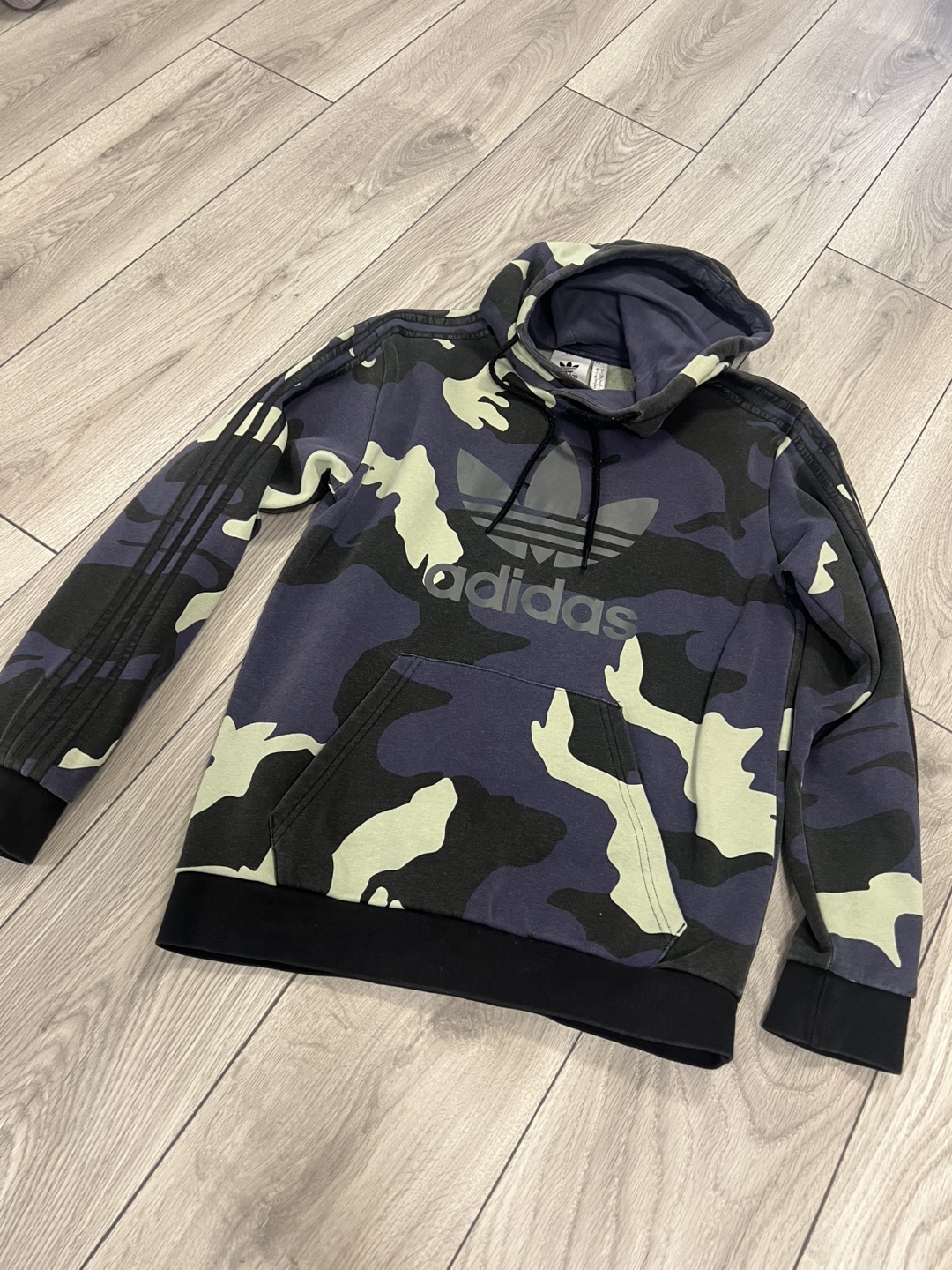 Adidas Camo Hoodie & The North Face Hoodie - Size S - photo 2