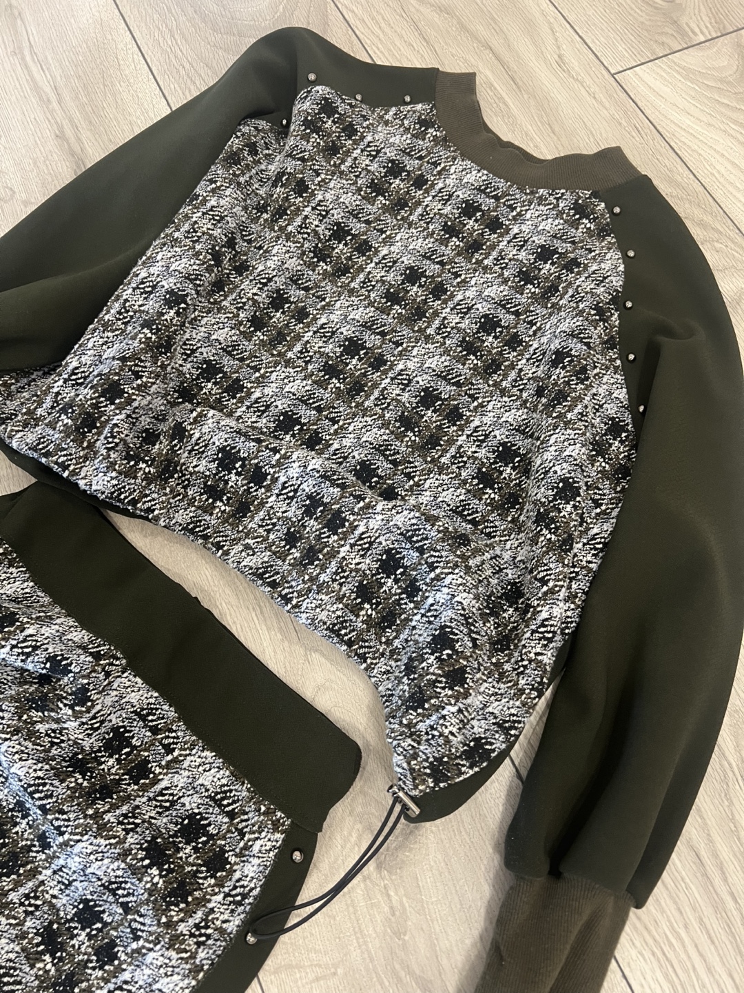 Matching tweed top and skirt set - Made in Korea - photo 2