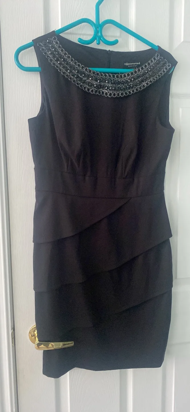 Connected Apparel Black Dress thumbnail