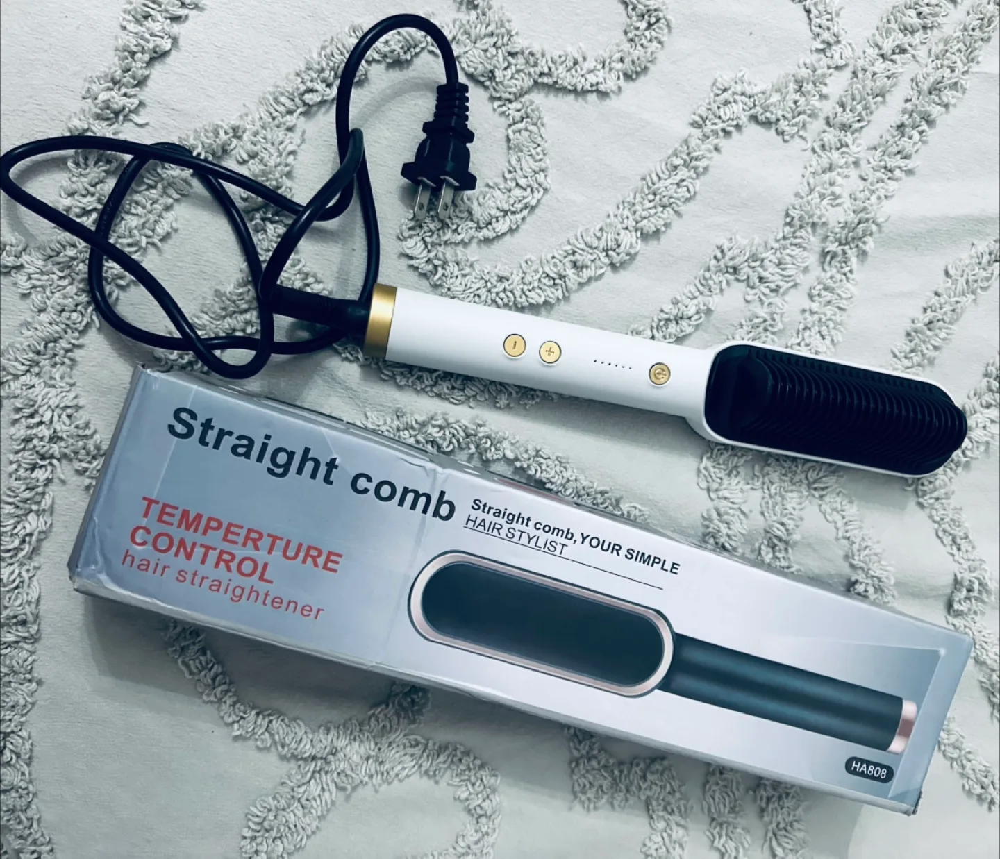 Straight Comb Hair Straightener - NEW thumbnail