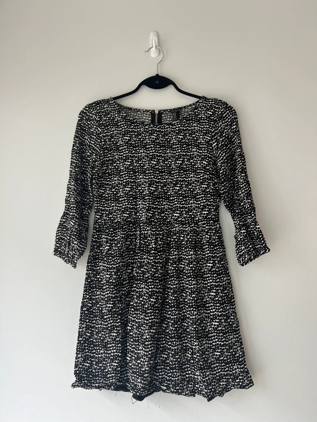Forever 21 Black & White Dress - Size M thumbnail
