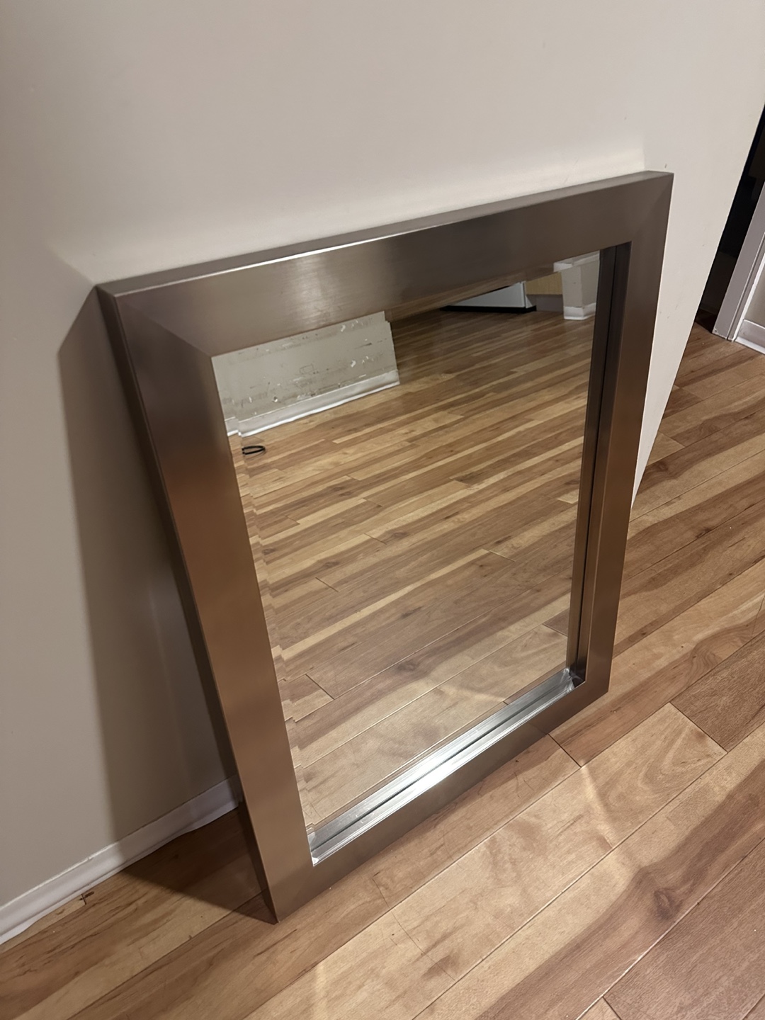Silver Framed Wall Mirror
