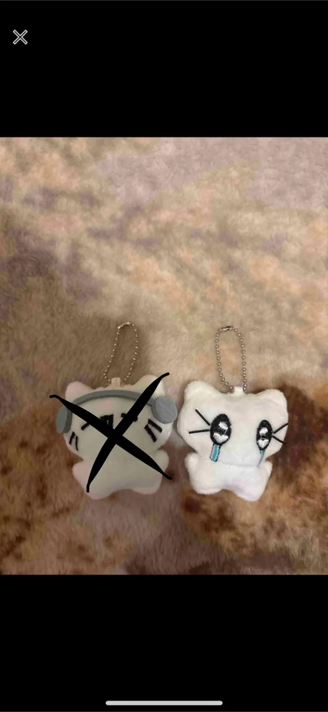 Cute Plush Cat Keychains thumbnail