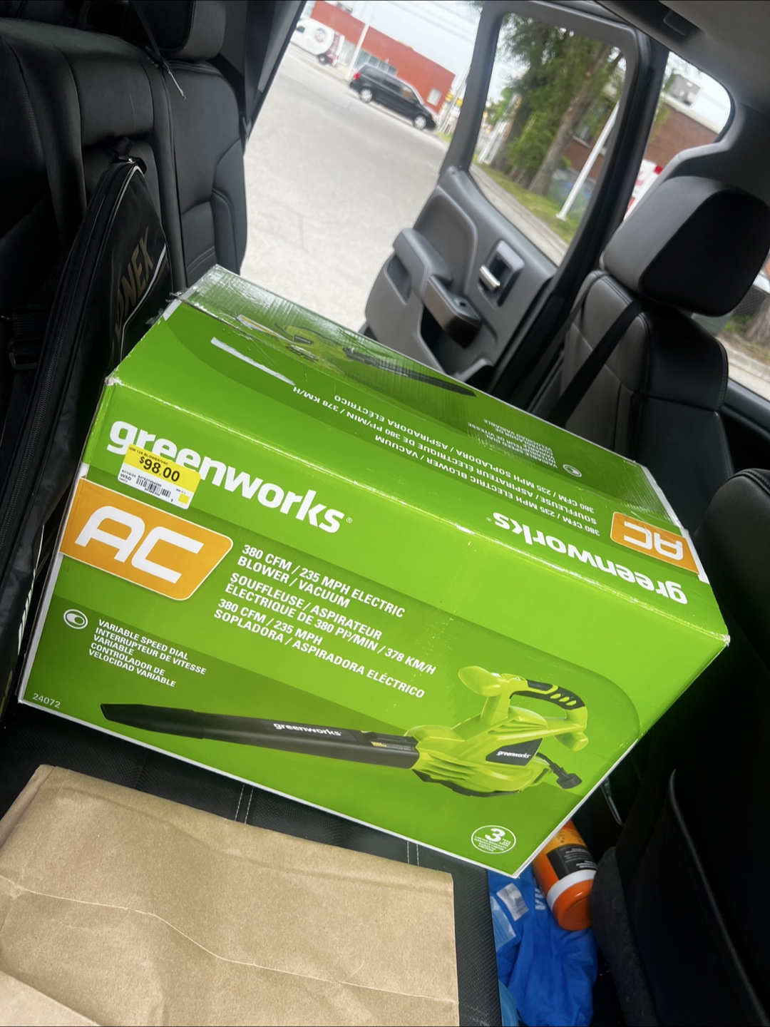 🌿 Greenworks Electric Blower/Vacuum – Brand New – $85