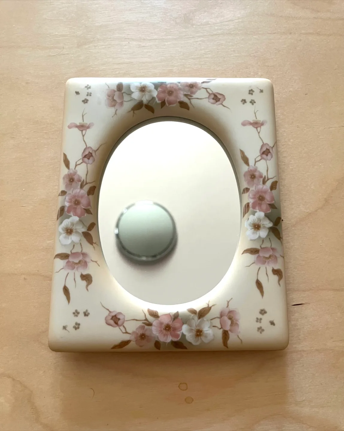 Vintage porcelain mirror thumbnail