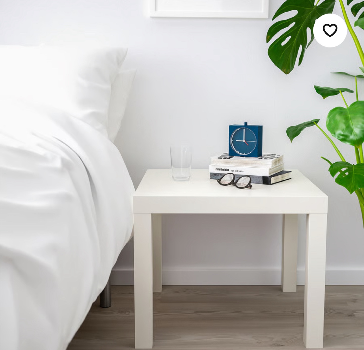 IKEA Lack 2 Side Tables - Brown and white - photo 2