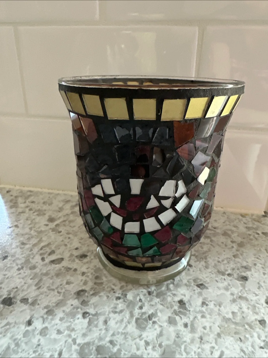 Mosaic Candle Holder🇨🇦 thumbnail