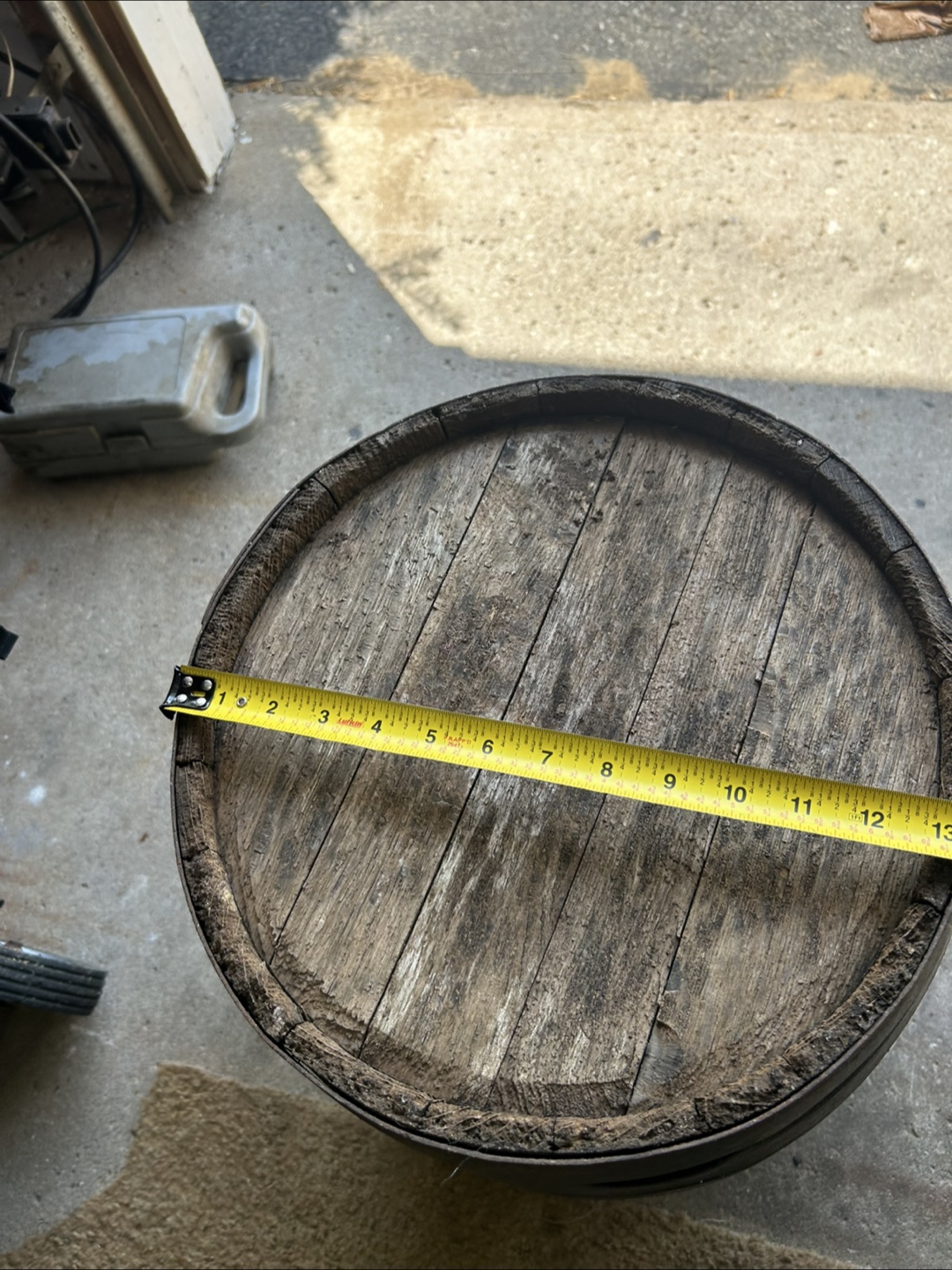 Rustic Wooden Barrel - 26" Height - photo 3