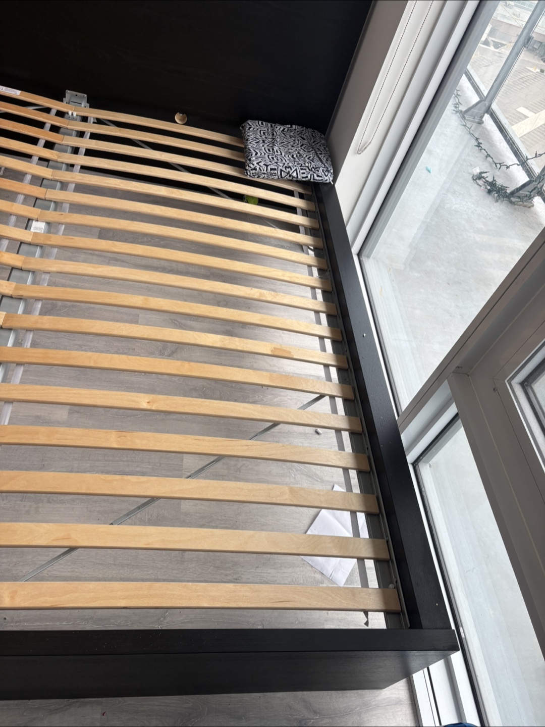 IKEA King Bed Frame with Drawers and mattresses - photo 5