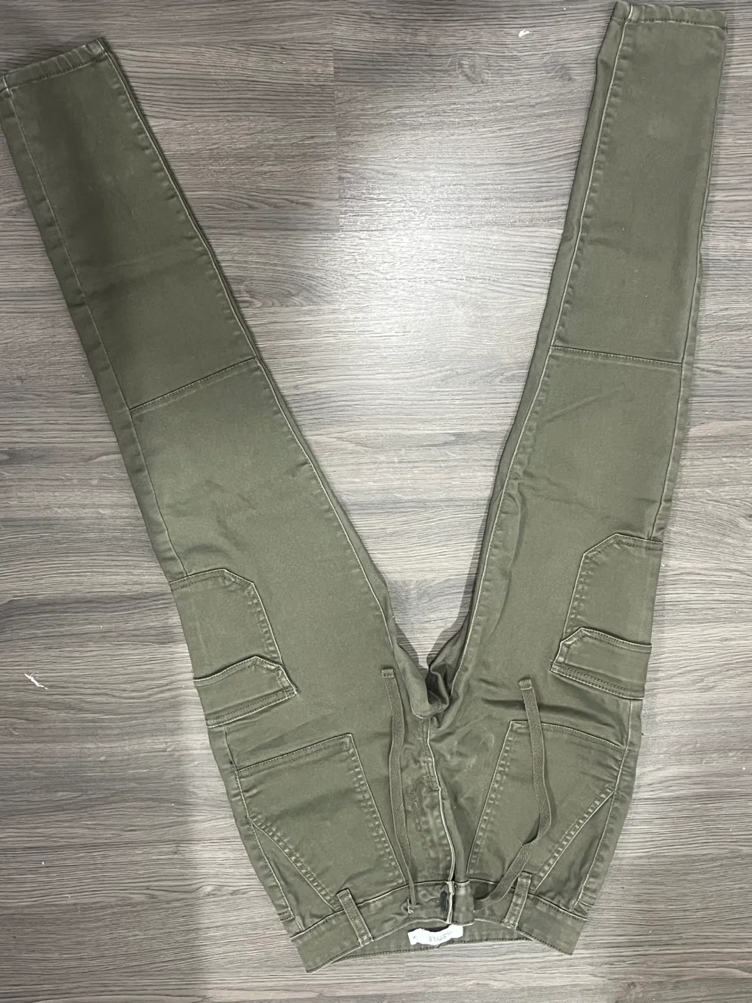My Style Olive Green Cargo Pants - Size 4 thumbnail