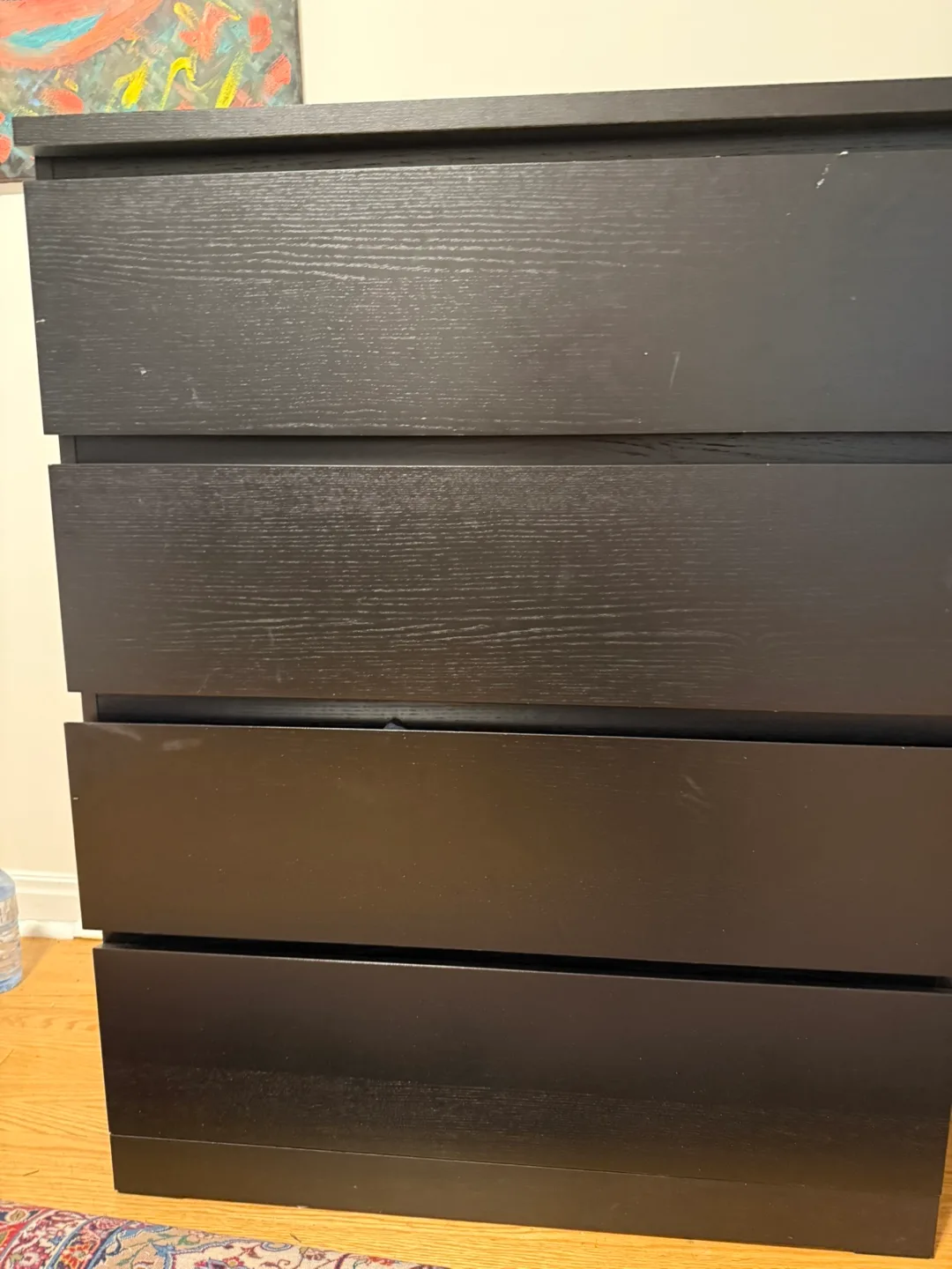IKEA Malm Black-Brown Dresser thumbnail