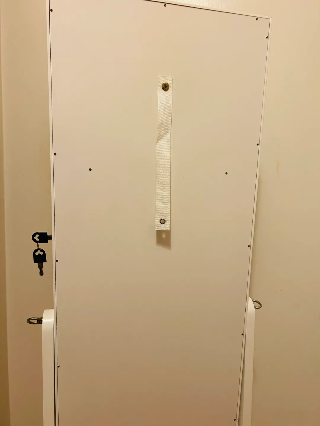 White Cheval Mirror Jewellery Armoire image indicator(6)