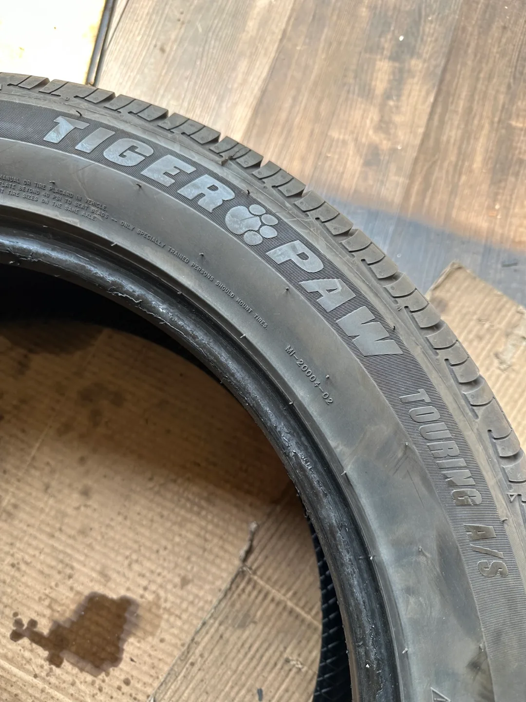 Tiger Paw Touring A/S 235/55R20 Tires