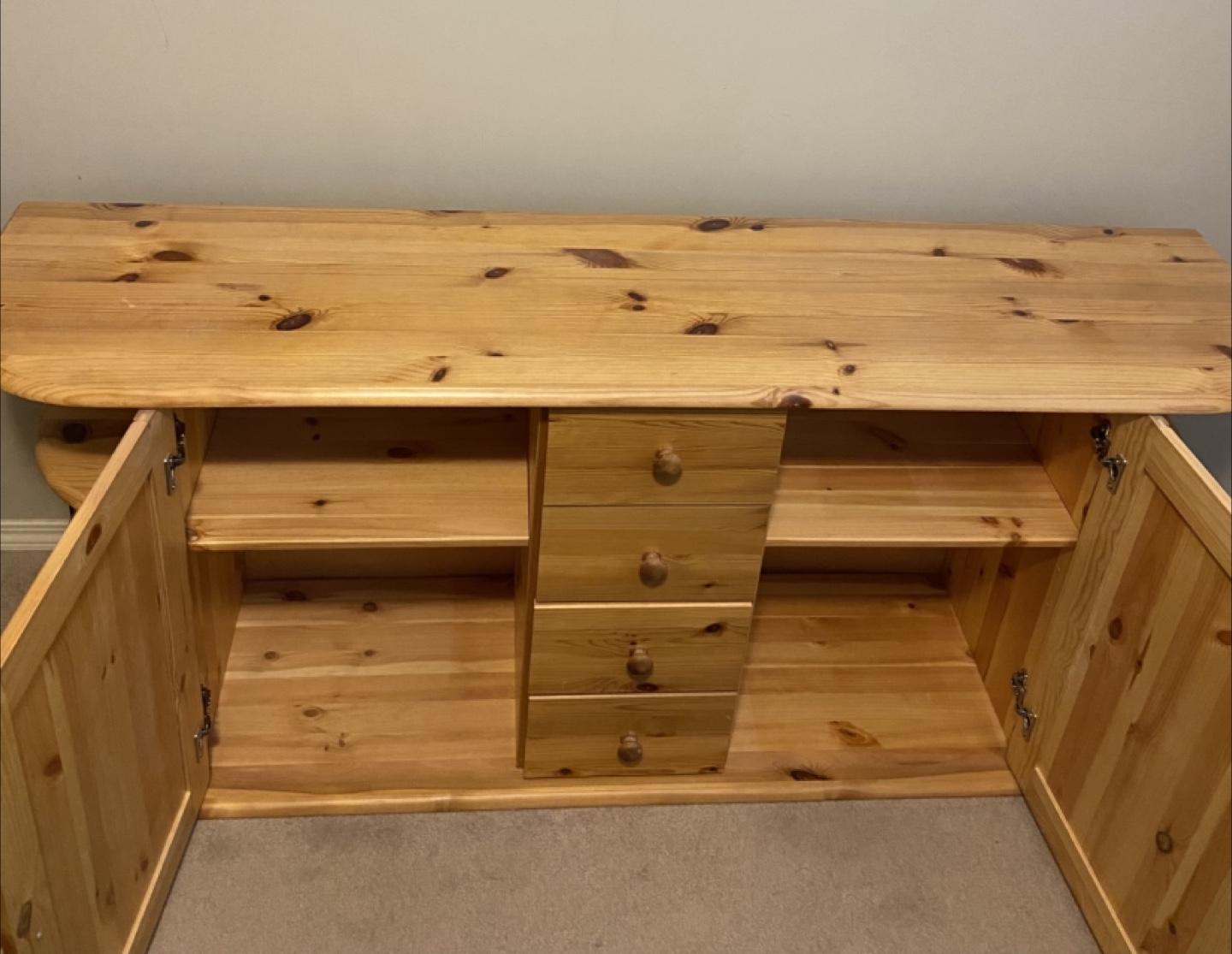 Wooden Cabinet with Drawers