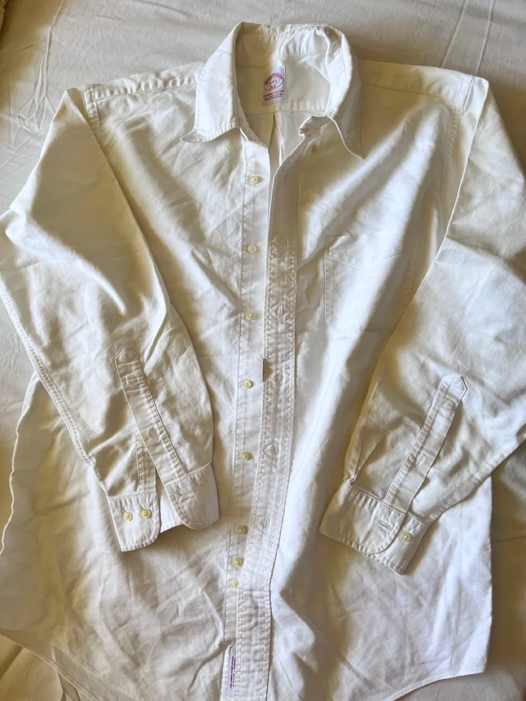 Brooks Brothers White Dress Shirt - Size 16-4/5 thumbnail