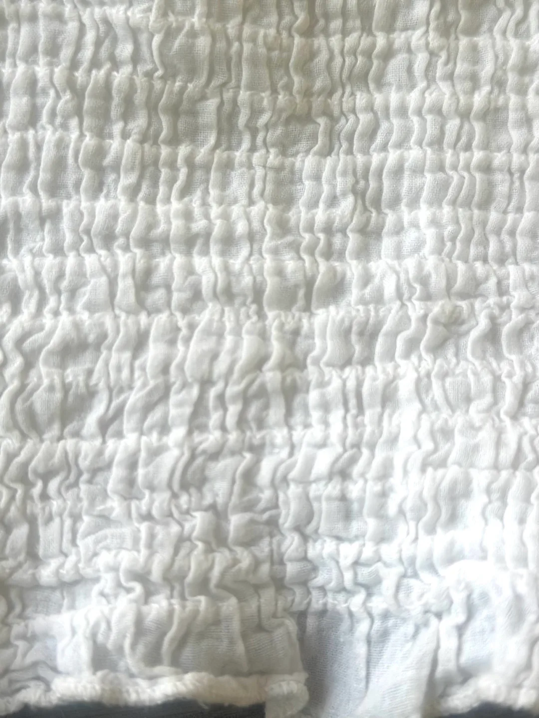 100% cotton White Off-Shoulder Top 🇨🇦by NastyGal- Size M image indicator(3)