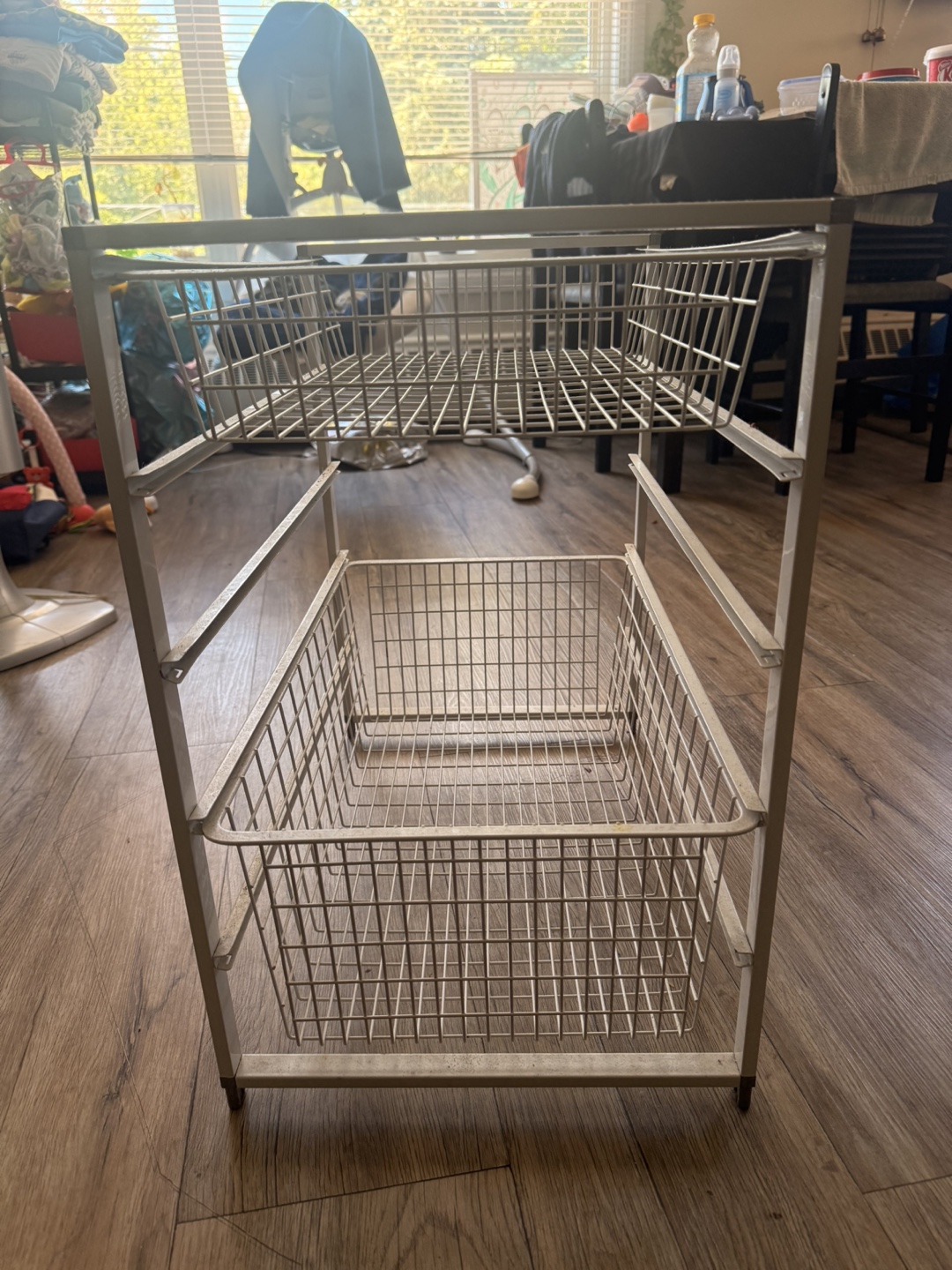 Wire Basket Storage Unit - White - photo 2