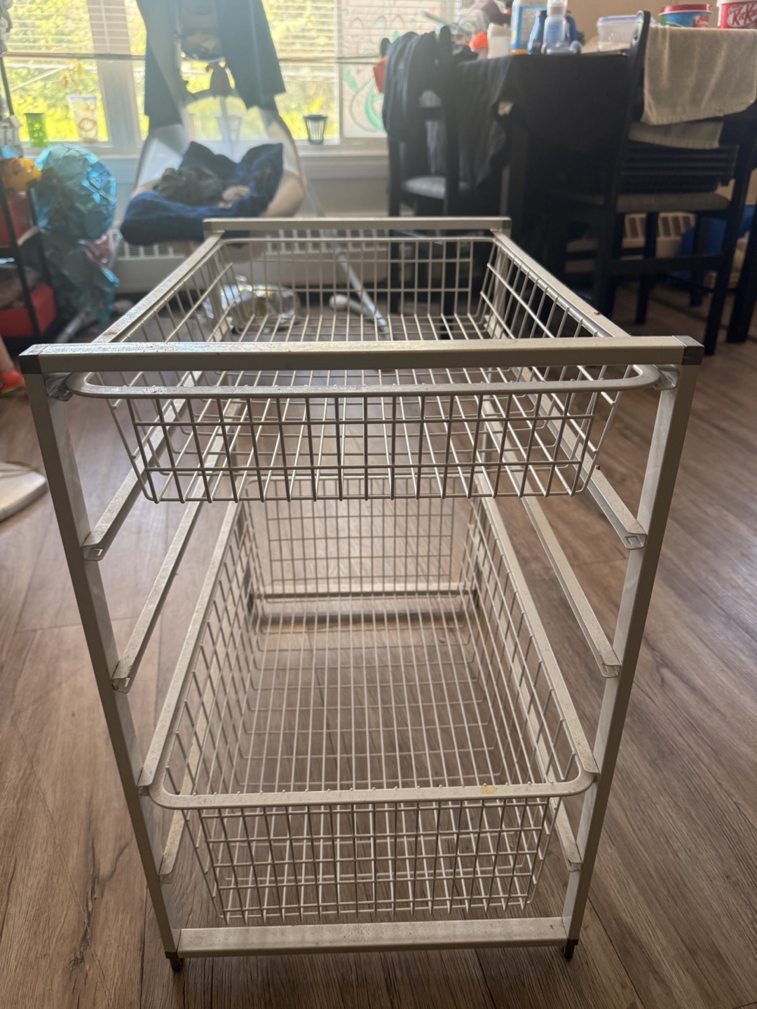 Wire Basket Storage Unit - White - photo 3
