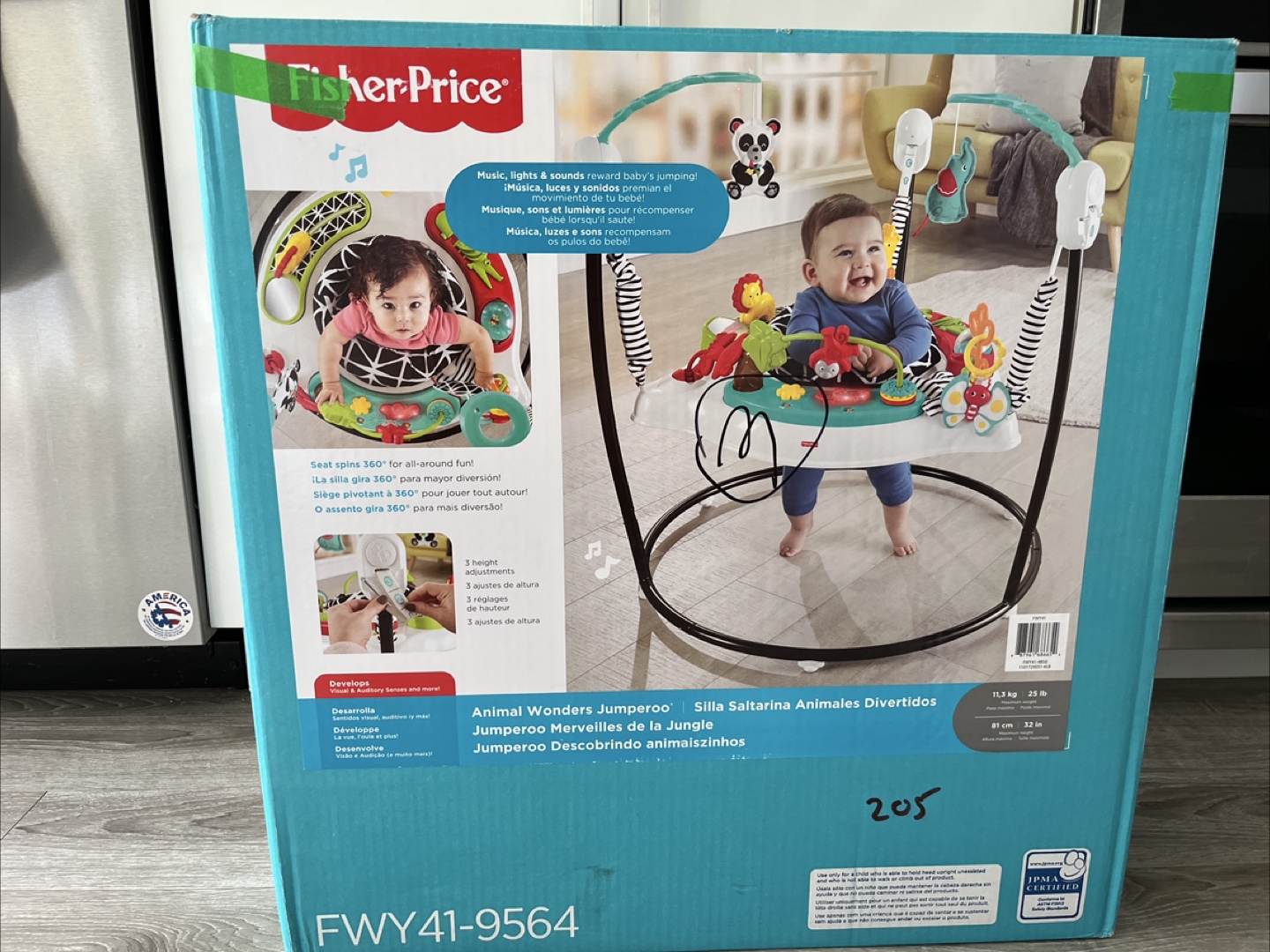 Fisher-Price Animal Wonders Jumperoo - Like New!