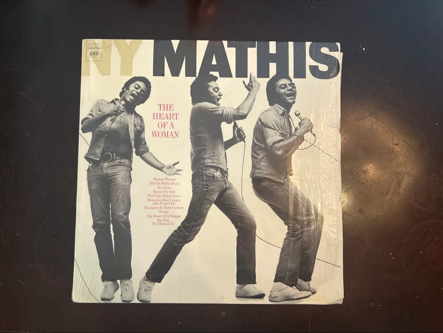 Johnny Mathis - The Heart of a Woman Vinyl Record thumbnail