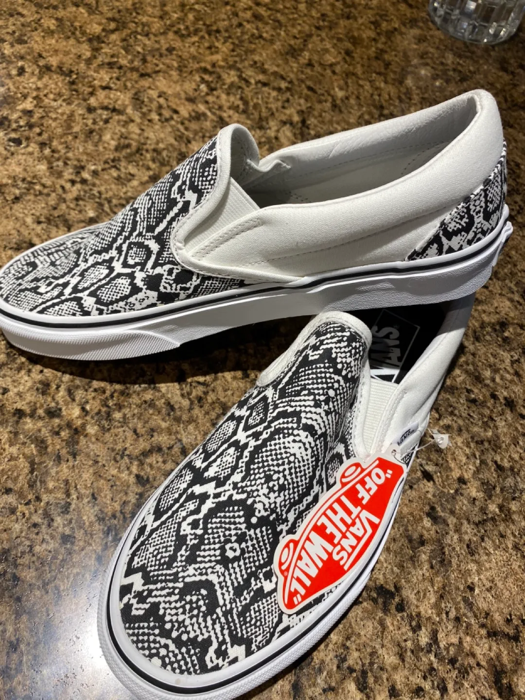 New Vans Classic Slip-On Snake Print, US Women's 9 thumbnail