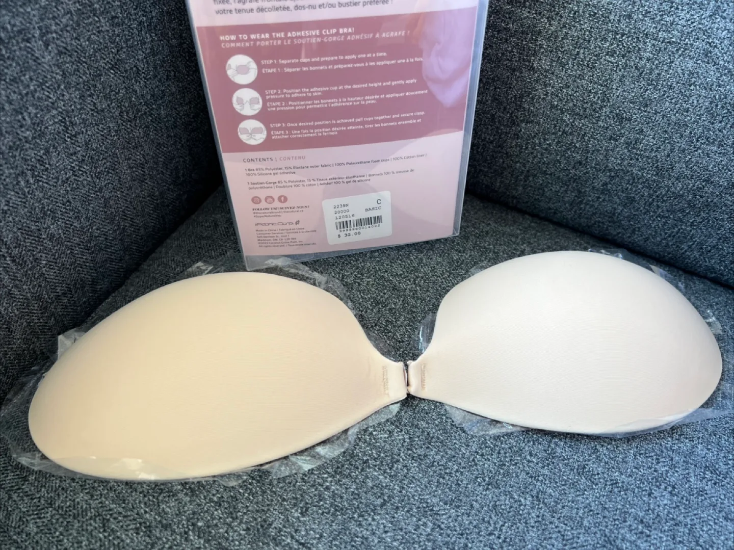 ✨The Natural Adhesive Clip Bra - Size C image indicator(4)