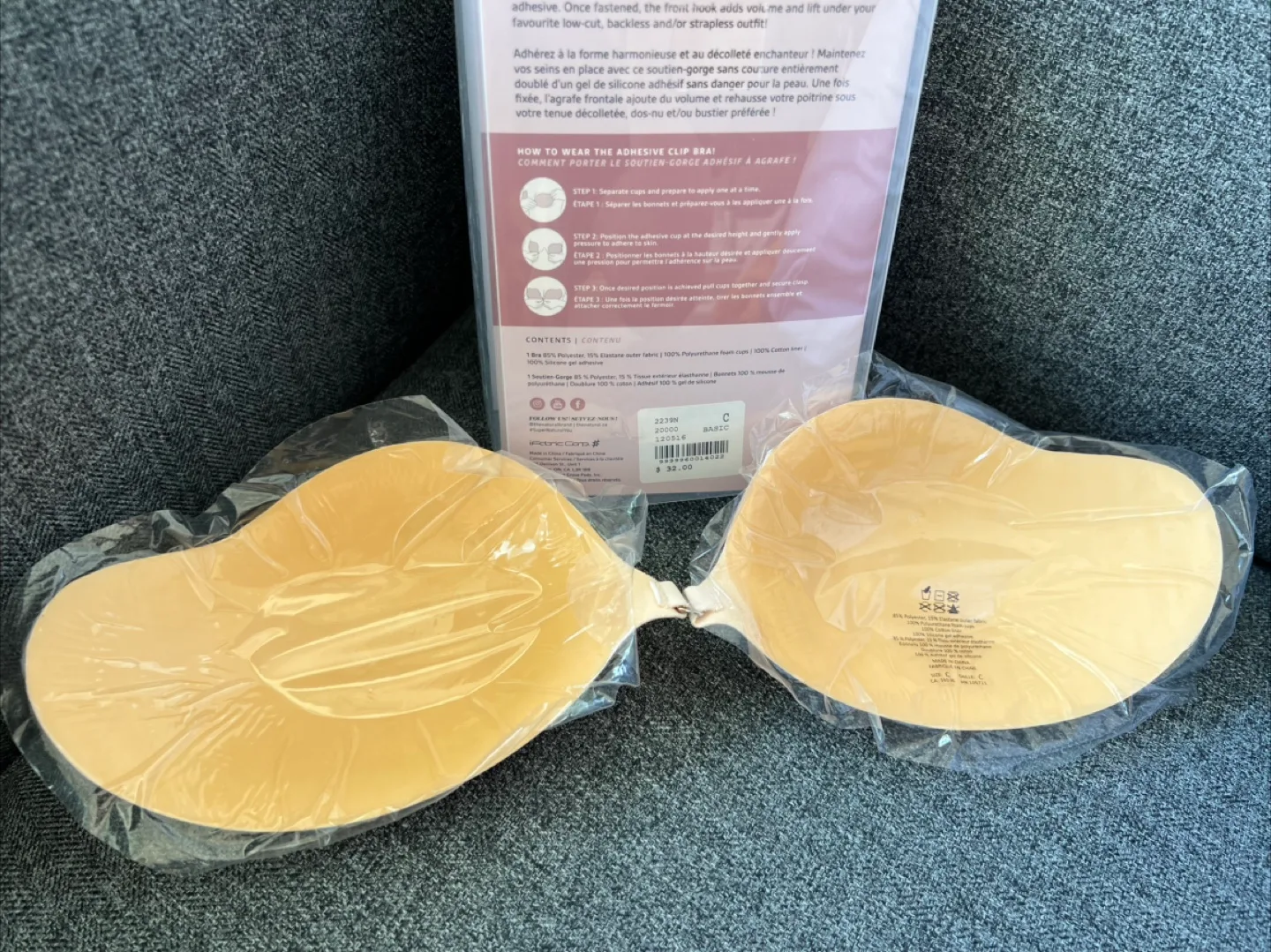 ✨The Natural Adhesive Clip Bra - Size C image indicator(3)