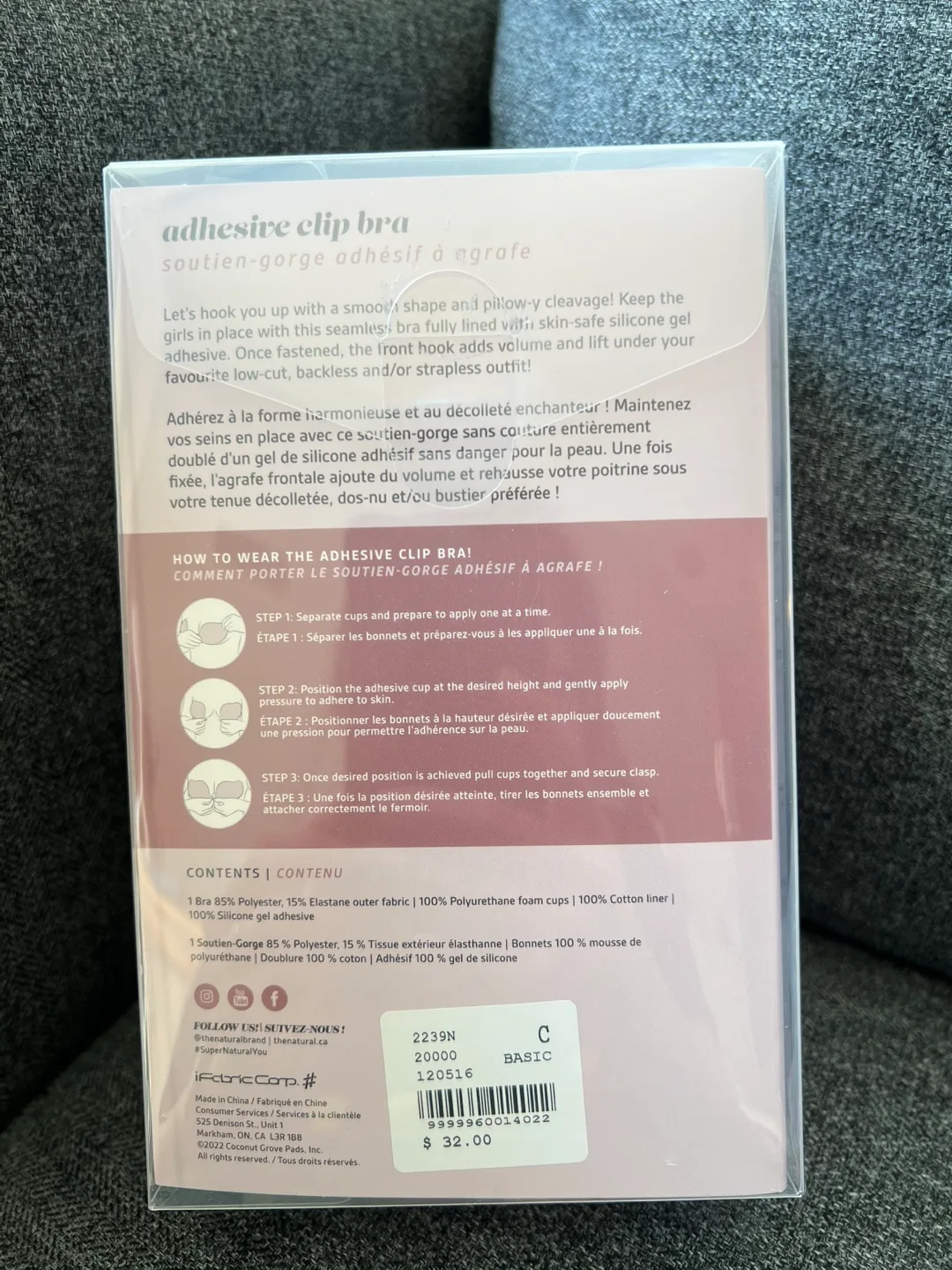 ✨The Natural Adhesive Clip Bra - Size C image indicator(2)