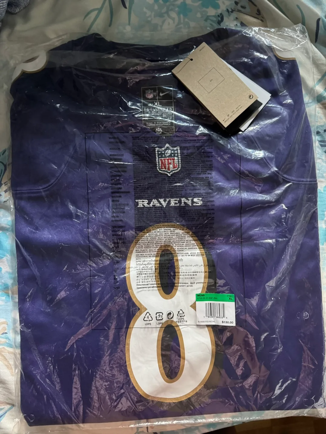 New Nike NFL Ravens Lamar Jackson Jersey - XL thumbnail