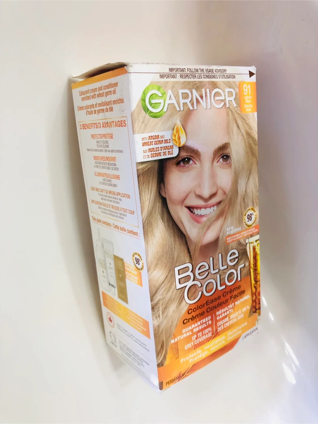 🇨🇦New Garnier Belle Color 91 Light Ash Blonde thumbnail