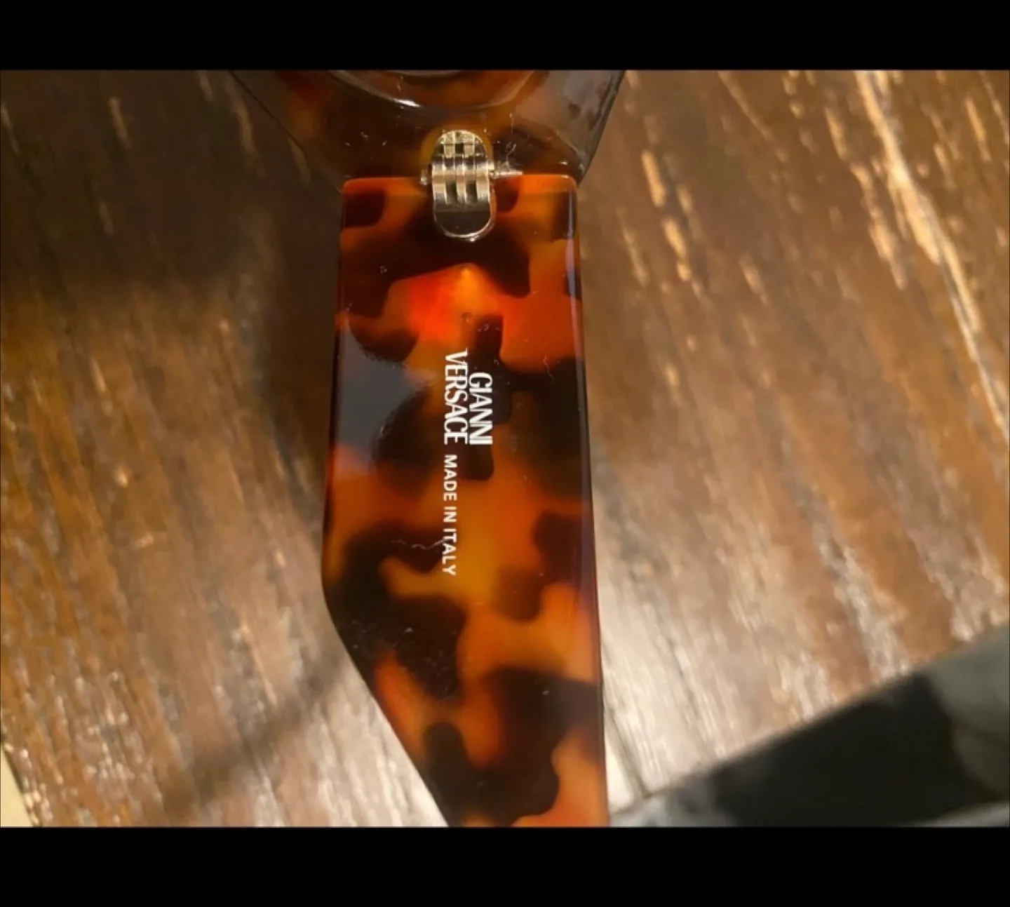 Rare vintage Versace sunglasses tortoise authentic image indicator(3)