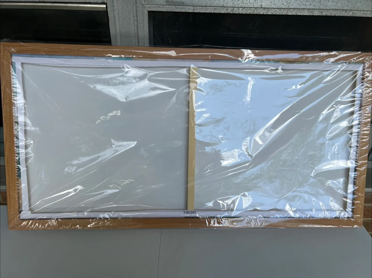 Framed Colourful Abstract Canvas Wall Art (20”x40”) image indicator(4)