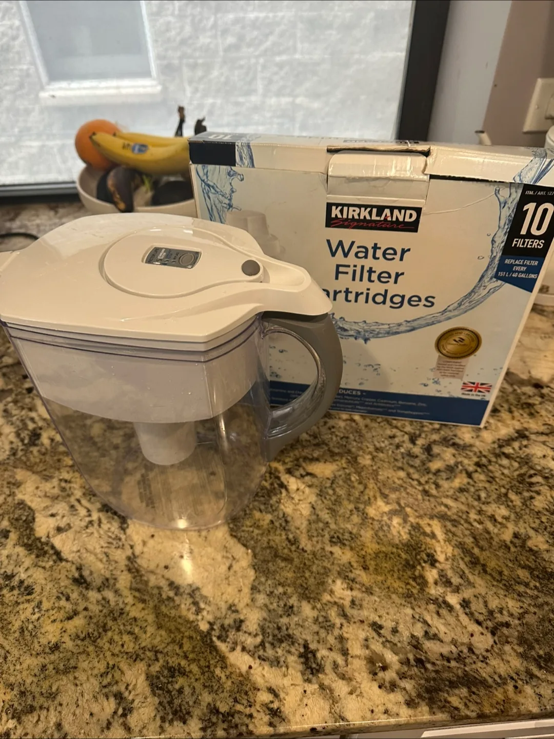 Brita Large Water Filter Pitcher (10 cups) w/ 9 Cartridges thumbnail